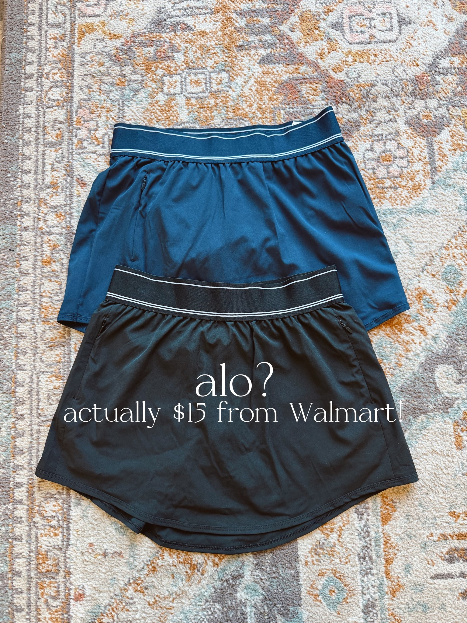 Walmart $15 skirts that look like Alo! 
I wear the small 

#LTKgrwm #LTKootd #LTKmomlife