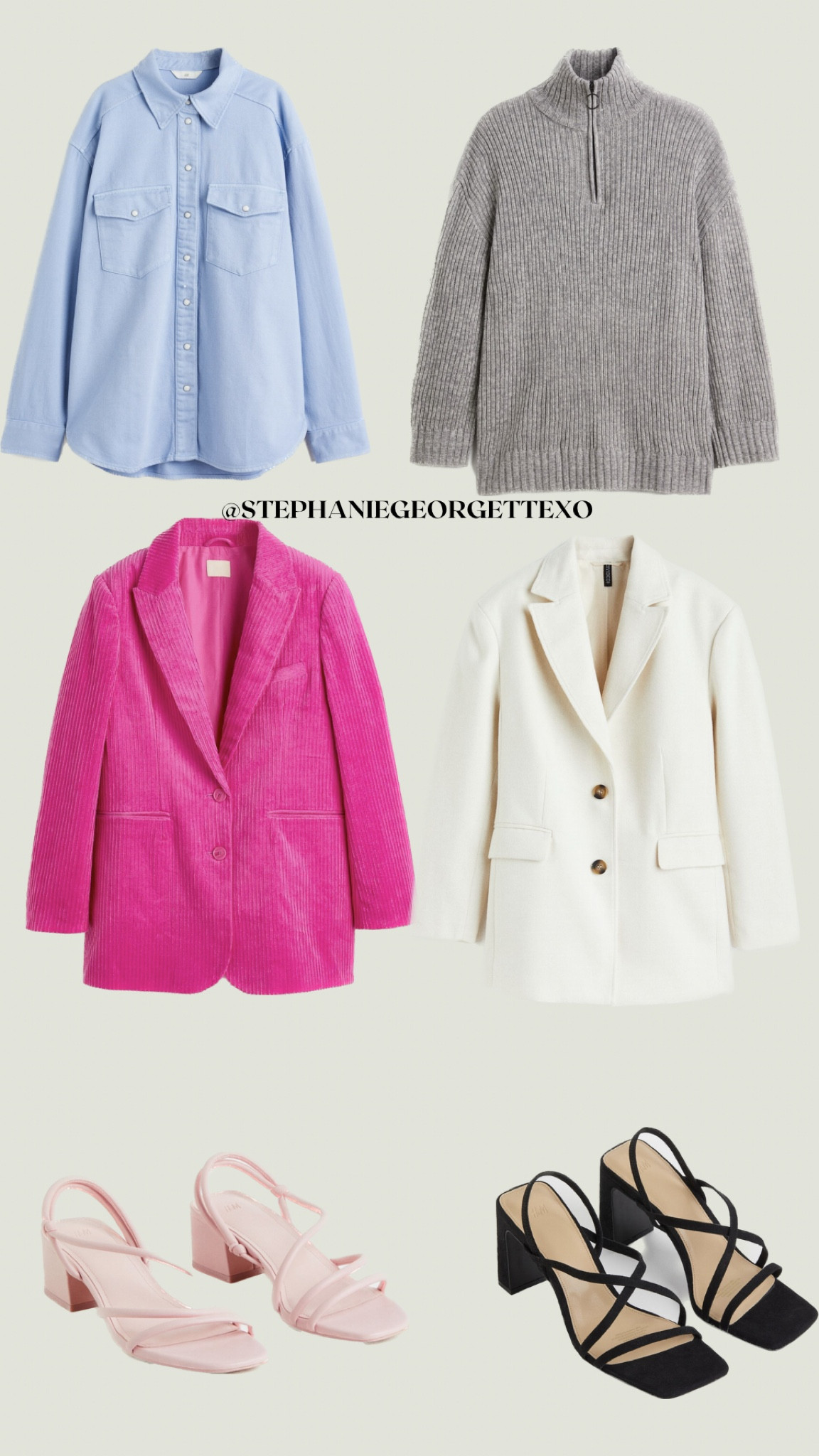 H&M finds, H&M style, H&M looks, closet staples, spring fashion, summer fashion, blazers, short heeled sandals, 

#LTKunder100 #LTKFind #LTKunder50