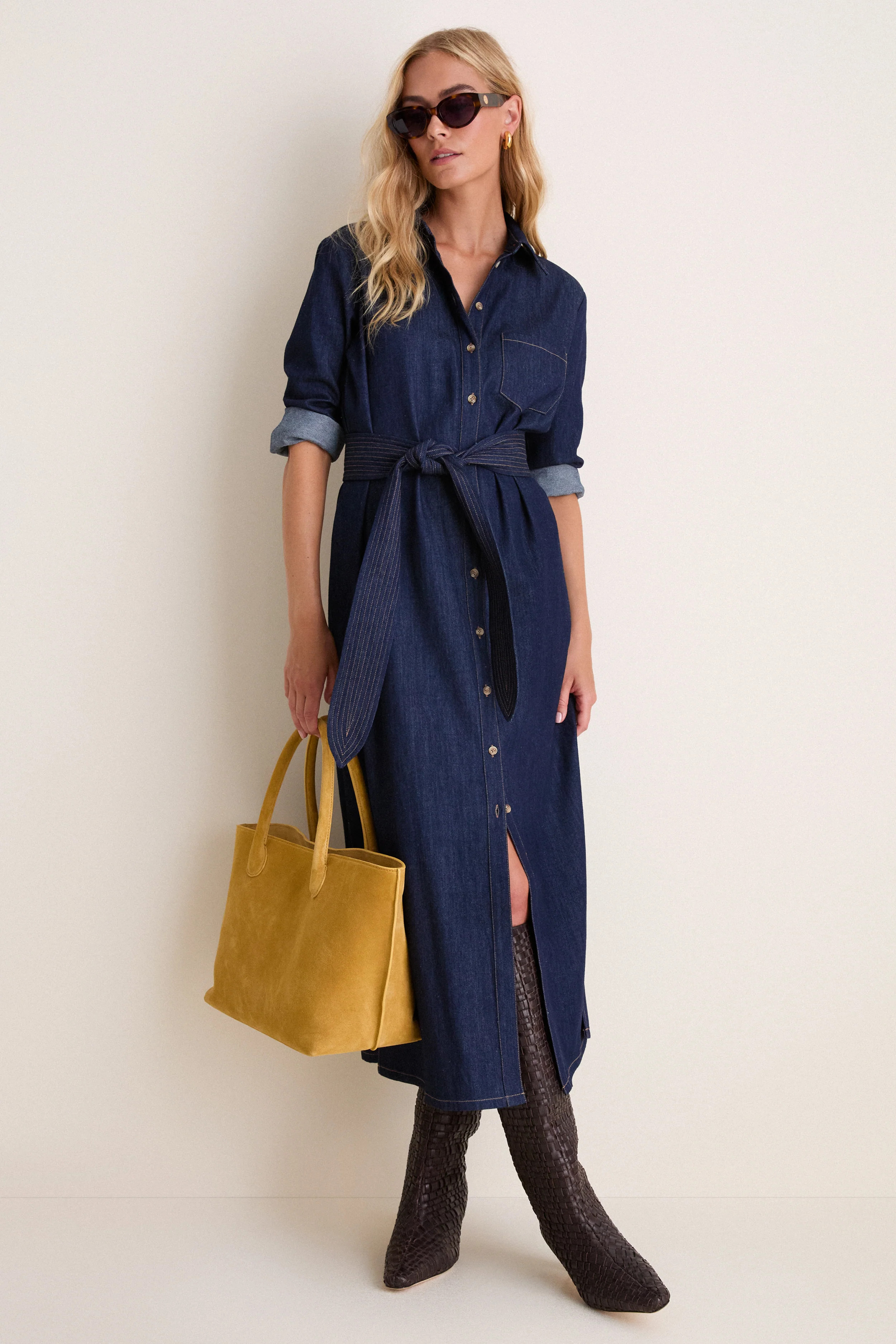 Denim Chessie Dress | Tuckernuck (US)