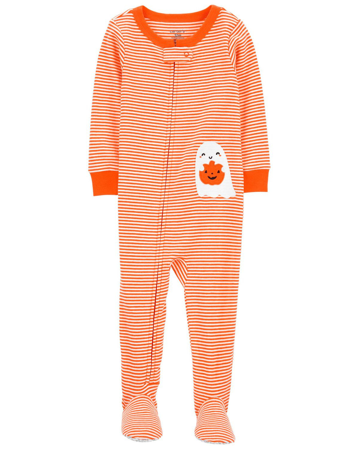 Orange Baby 1-Piece Halloween 100% Snug Fit Cotton Footie Pajamas | carters.com | Carter's