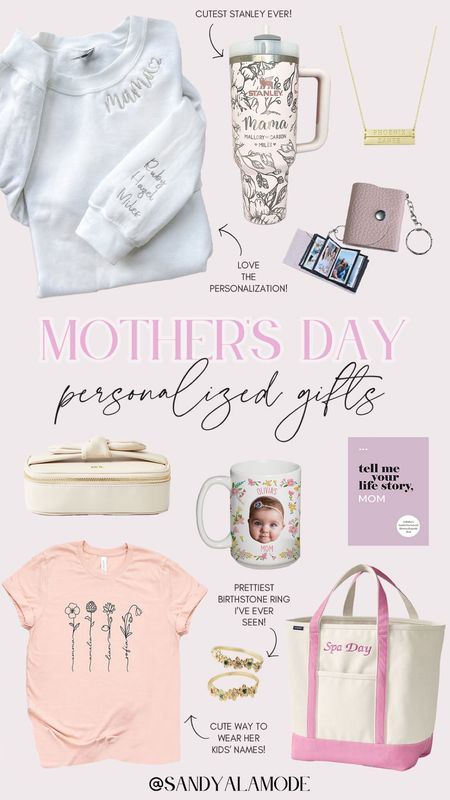 Personalized Mother’s Day gift idea | sentimental Mother’s Day gifts | personalized mama sweatshirt | spa day tote bag | personalized jewelry bag | cute Mother’s Day gift ideas | Mother’s Day gifts for new moms  

#LTKstyletip #LTKfindsunder100 #LTKGiftGuide