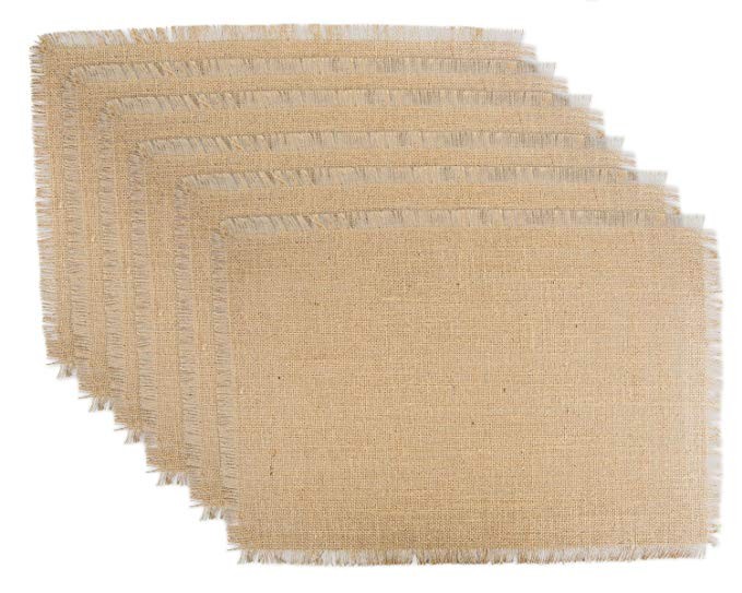 DII 100% Jute, Rustic, Vintage Placemat, for Parties, BBQ's, Everyday, Holidays Use, Natural, Set... | Amazon (US)