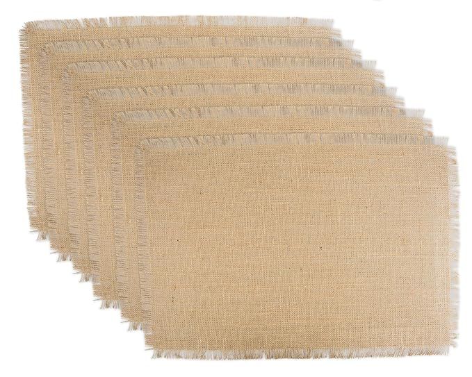 DII 100% Jute, Rustic, Vintage Placemat, for Parties, BBQ's, Everyday, Holidays Use, Natural, Set... | Amazon (US)