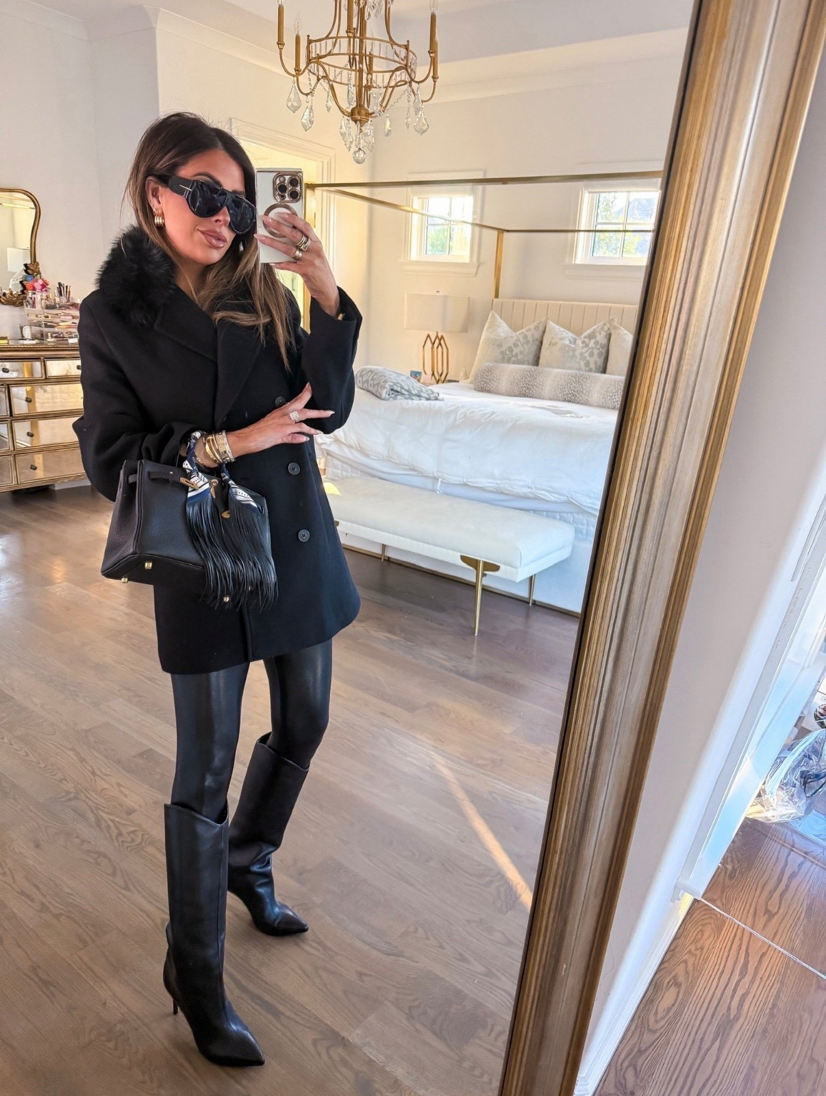 I’m wearing a size small in both this jacket and leggings! 

Winter fashion, Winter outfits, Tularosa coat, leggings, Holiday outfits, statement coats, wool coat, Emily Ann Gemma


#LTKFindsUnder100 #LTKSeasonal #LTKootd