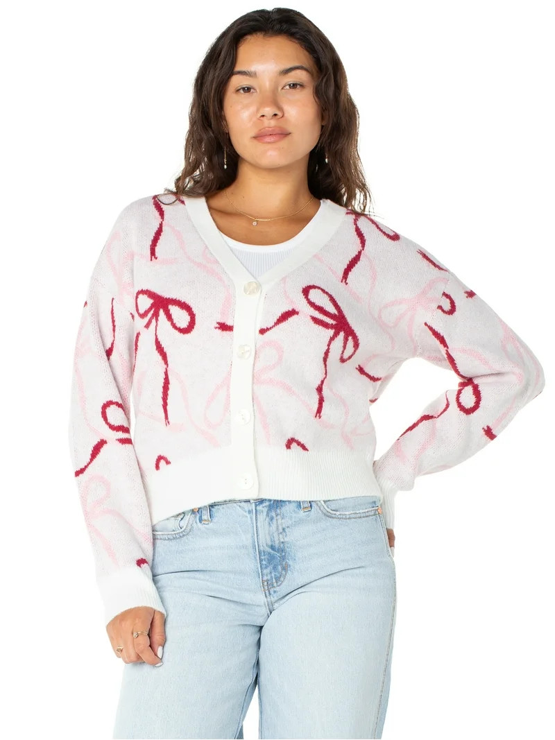 Celebrity Pink Women's and Women's Plus Cardigan Sweater, Sizes XS-4X | Walmart (US)