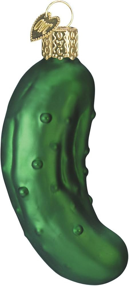 Old World Christmas Ornaments: Pickle Glass Blown Ornaments for Christmas Tree | Amazon (US)