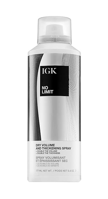 IGK No Limit Volumizing Spray – Root Lift & Full-Body Hair Spray for Long-Lasting Volume | Amazon (US)