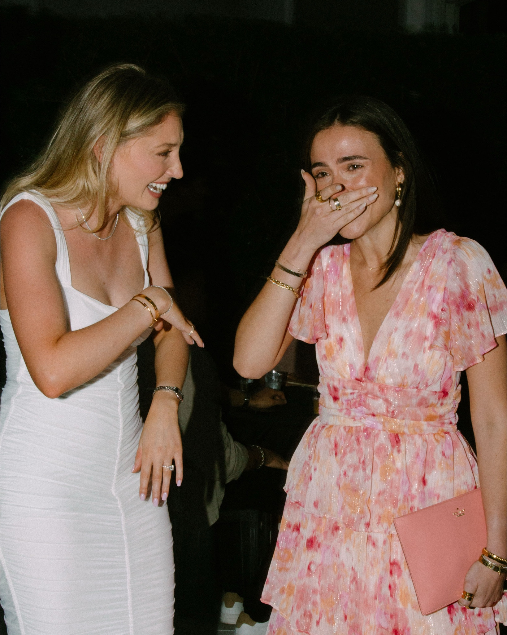 Pink flowy summer engagement party dress. 

#LTKStyleTip #LTKWedding #LTKSeasonal