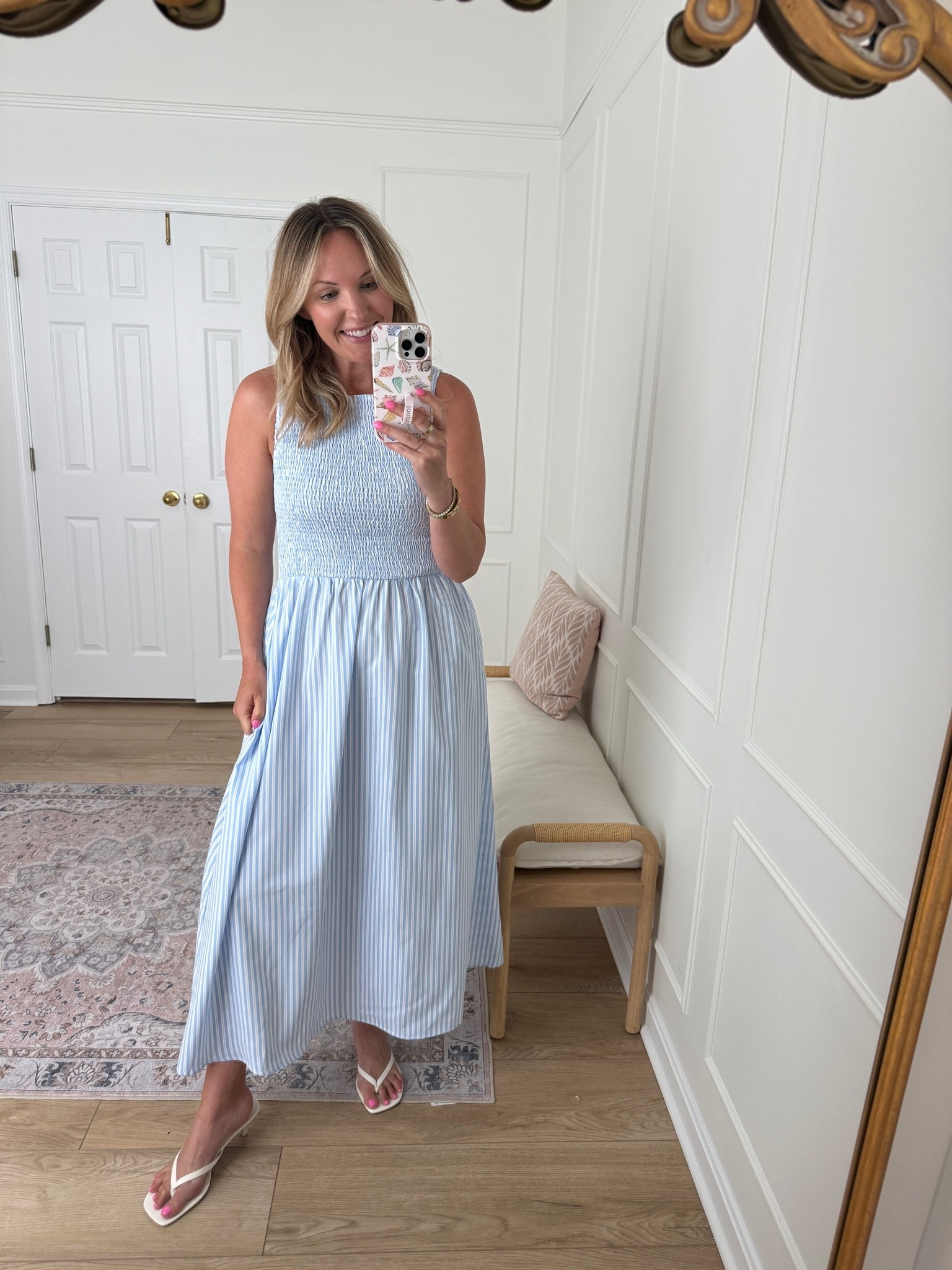 Really love the high neck! Summer workwear - summer dress - wearing a med