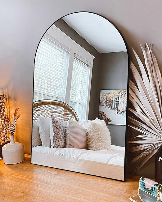 ITSRG Wall Mounted Mirror, Bathroom Mirror for Wall, Arch Mirror for Bathroom, Mirror for Bathroo... | Amazon (US)