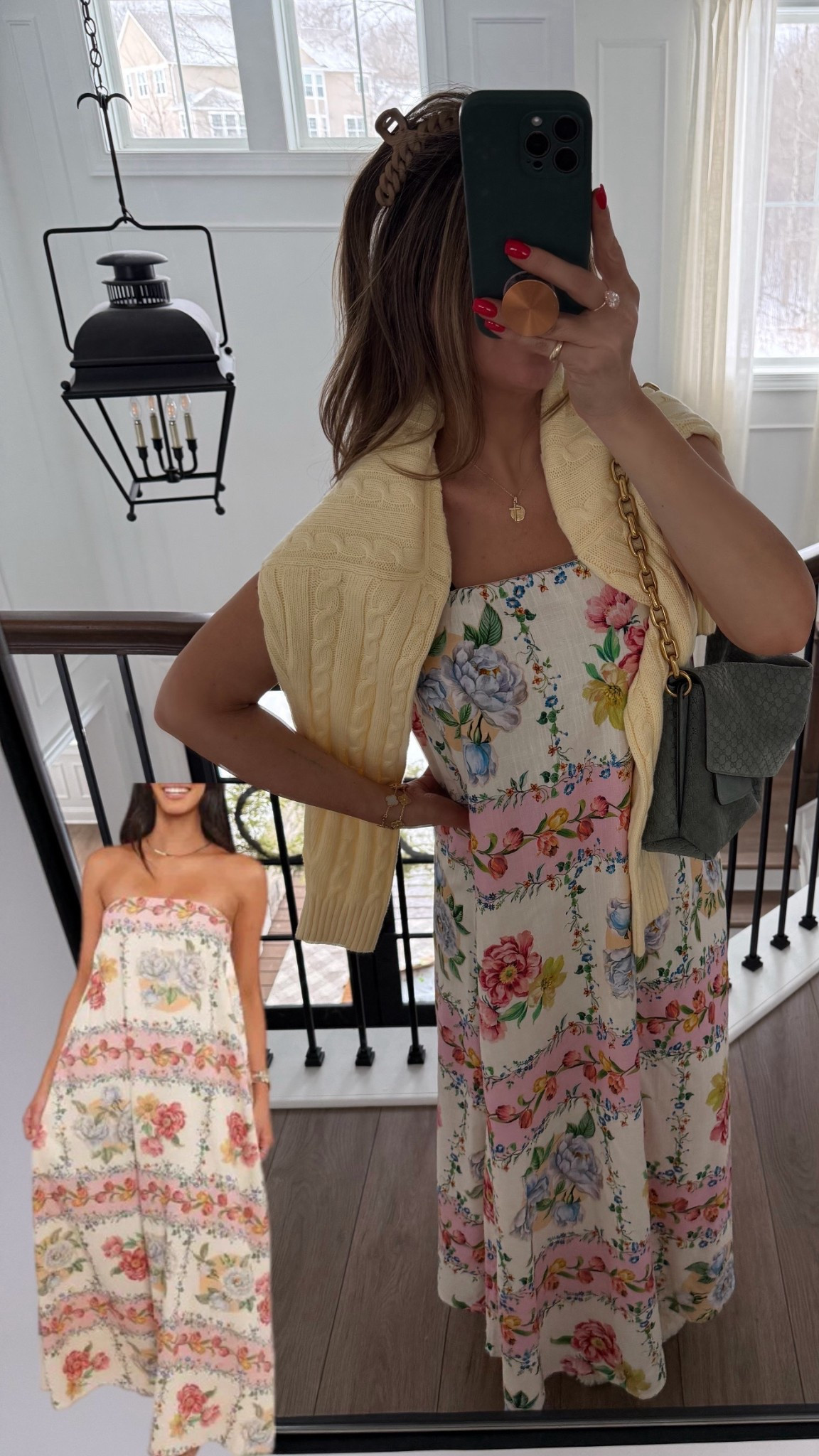 This dress!!!! 😍😍😍 wasn’t expecting to love Irma. So flattering and wearing a small. Yellow sweater is an XL 

#LTKU #LTKTravel #LTKootd