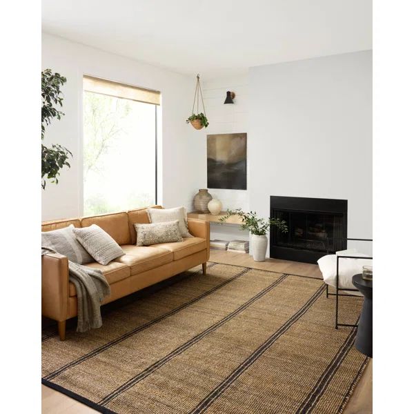 Angela Rose x Loloi Colton Natural / Black Area Rug | Wayfair North America