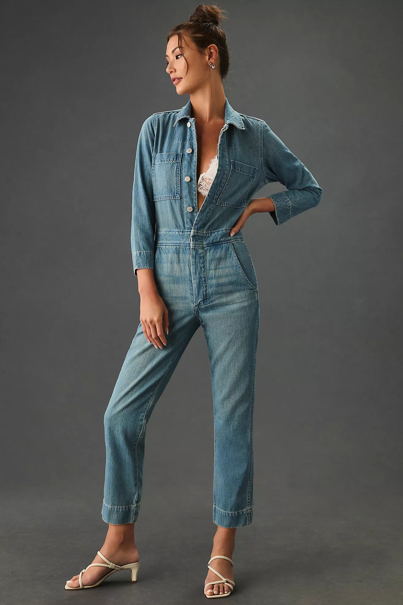 AMO Skip Denim Jumpsuit | Anthropologie (US)