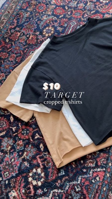 Wearing size XS (tts, still oversized(

$10 target t-shirts, cropped, essentials, basics

#LTKunder50 #LTKstyletip #LTKunder100
