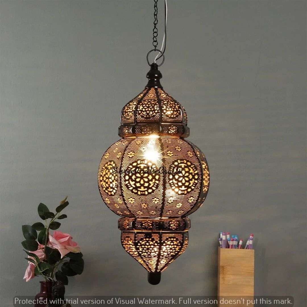 Modern Turkish Vintage Antique Look Moroccan Golden Ceiling - Etsy | Etsy (US)