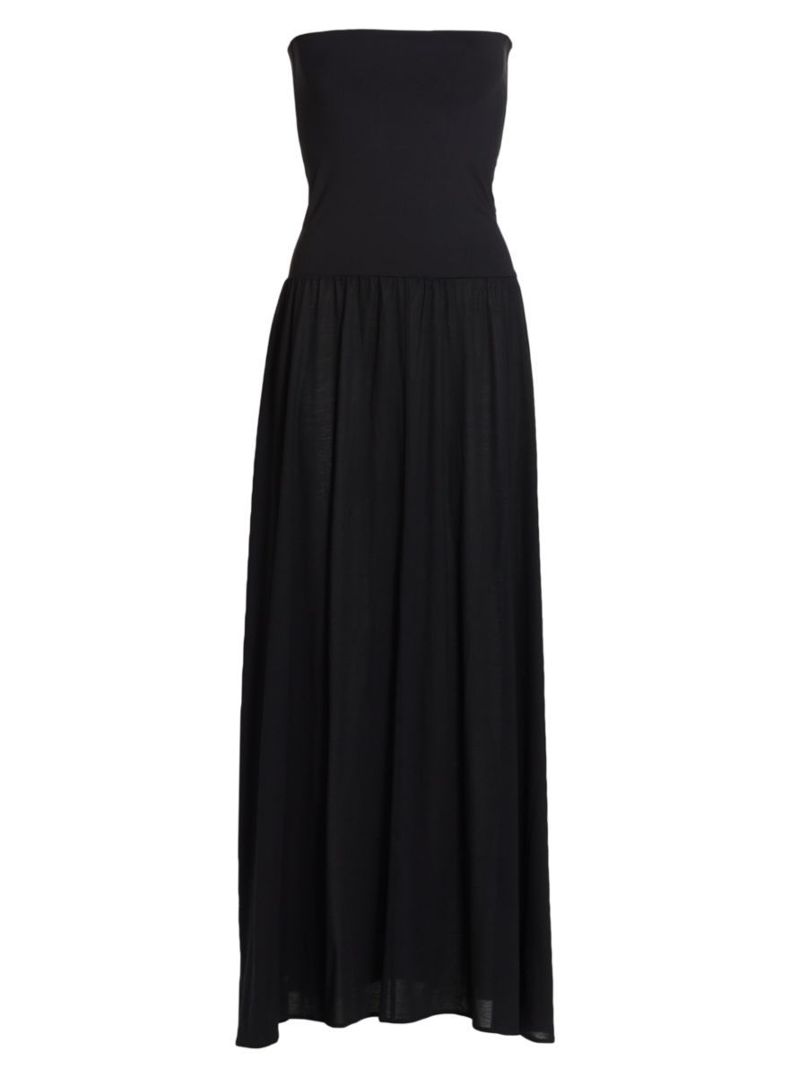 Zephyr Ankara Strapless Jersey Maxi Dress | Saks Fifth Avenue
