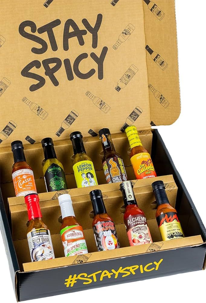 Hot Ones Season 21 Lineup, Hot Sauce Challenge Kit Made with Natural Ingredients, Unique Condimen... | Amazon (US)