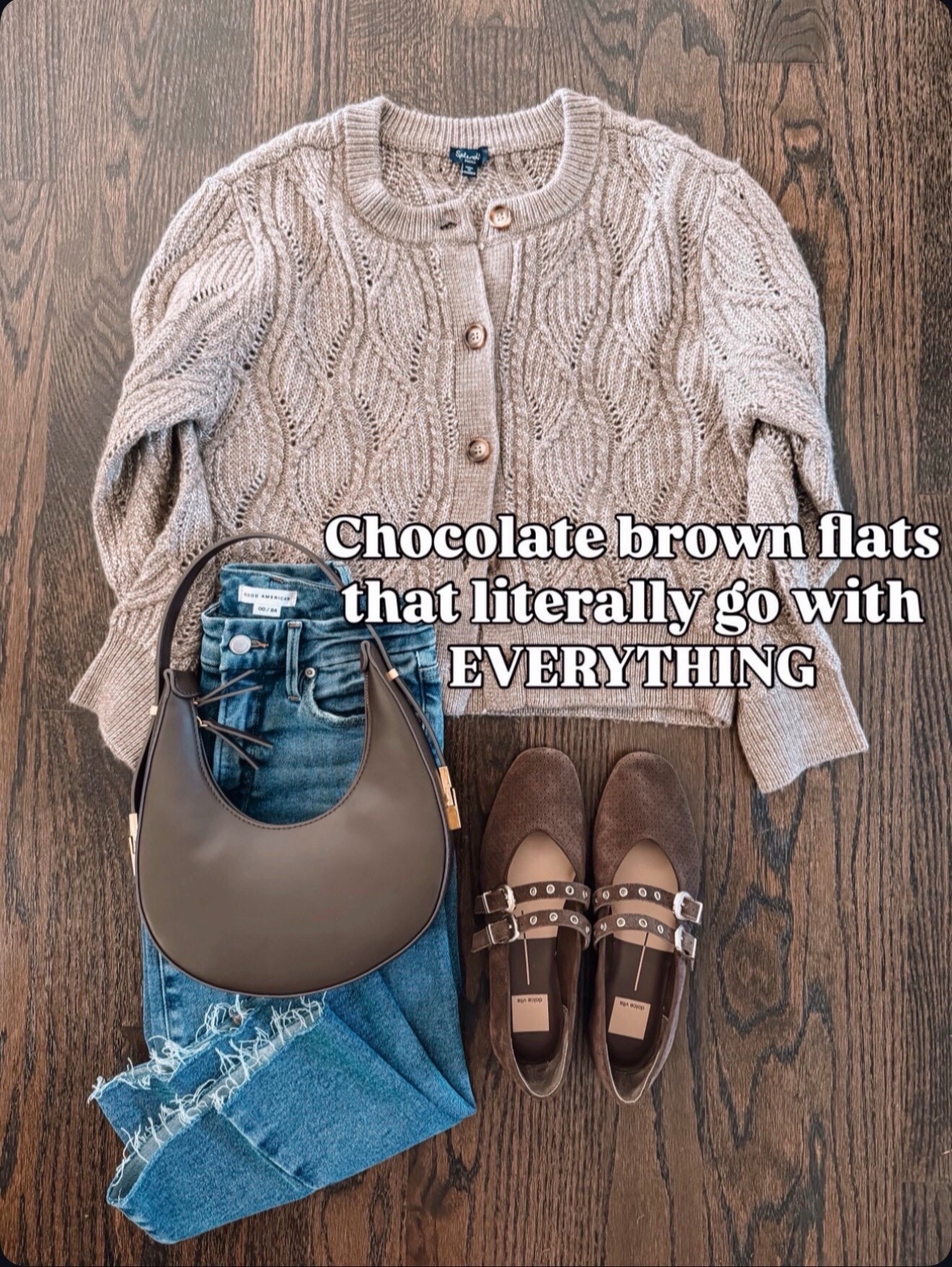 Chocolate brown flats that literally go with everything

Follow my LTK @mrscasual on the @shop.LTK app to view this post and get my exclusive app-only content!

#LTKSeasonal #LTKootd #LTKOver40