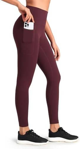 HeyNuts Pro Leggings with Pockets 25'', High Waisted 7/8 Workout Pants | Amazon (US)