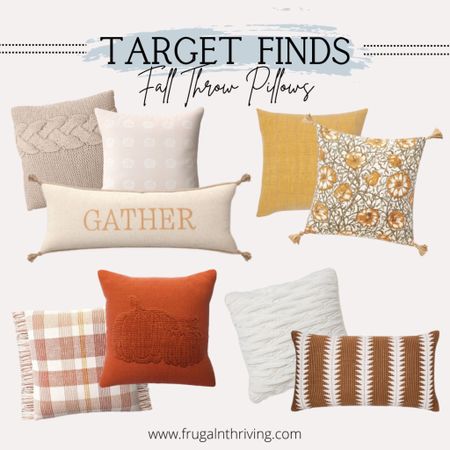 Dress your home for fall with these autumn-inspired throw pillows from Target 🍂

#LTKhome #LTKSeasonal #LTKstyletip