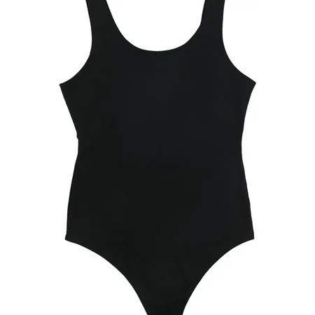 American Eagle Womens Solid Bodysuit Jumpsuit Black Small | Walmart (US)