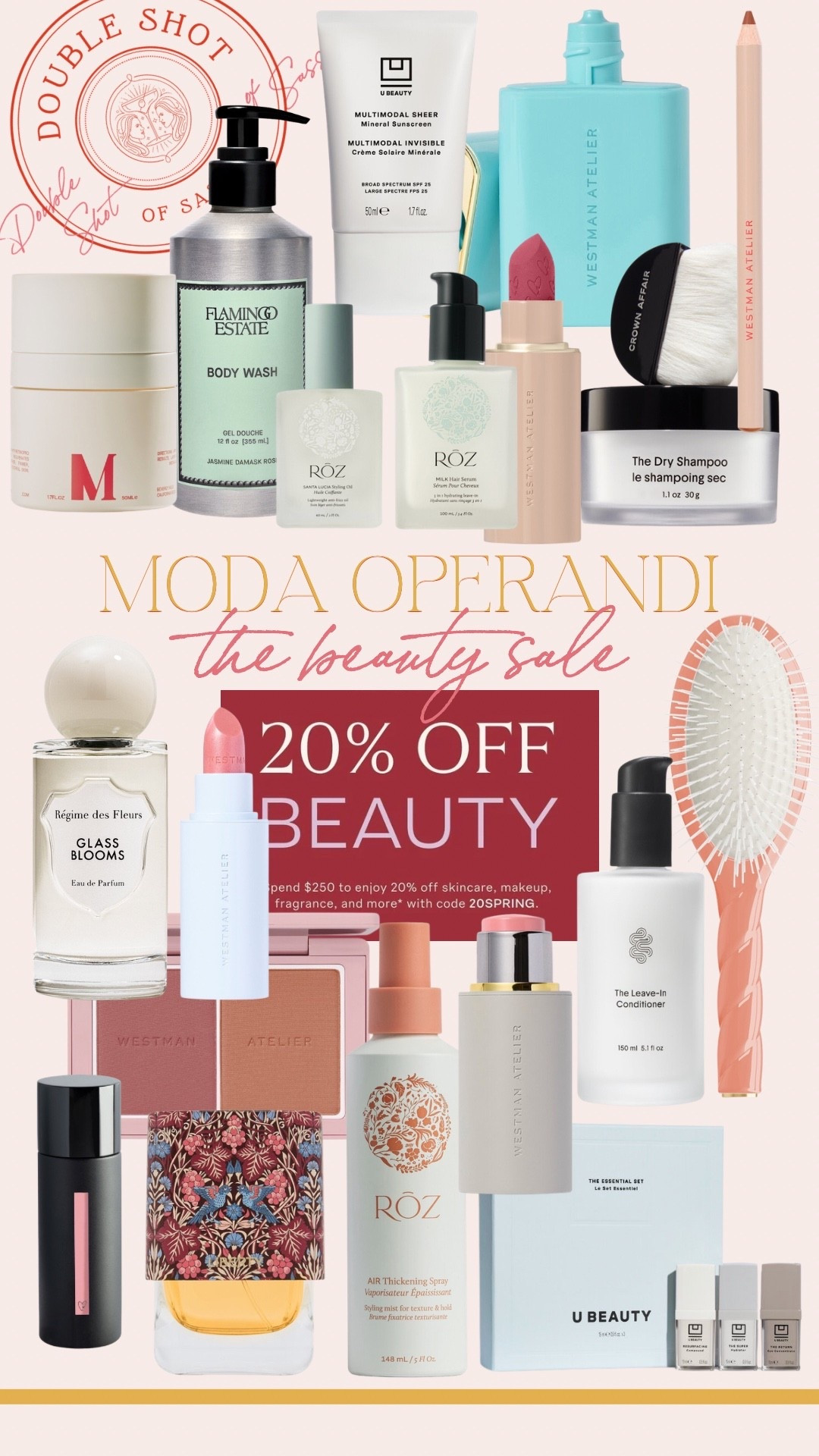 Moda Operandi Beauty Sale // use code 20SPRING for 20% off your order of $250+