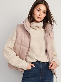 Water-Resistant Quilted Puffer Vest for Women | Old Navy (US)