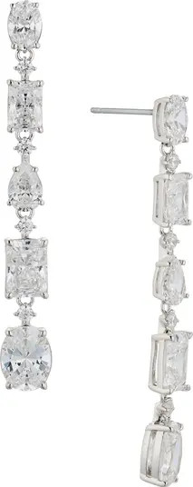 Nadri Cora Cubic Zirconia Linear Drop Earrings | Nordstrom | Nordstrom