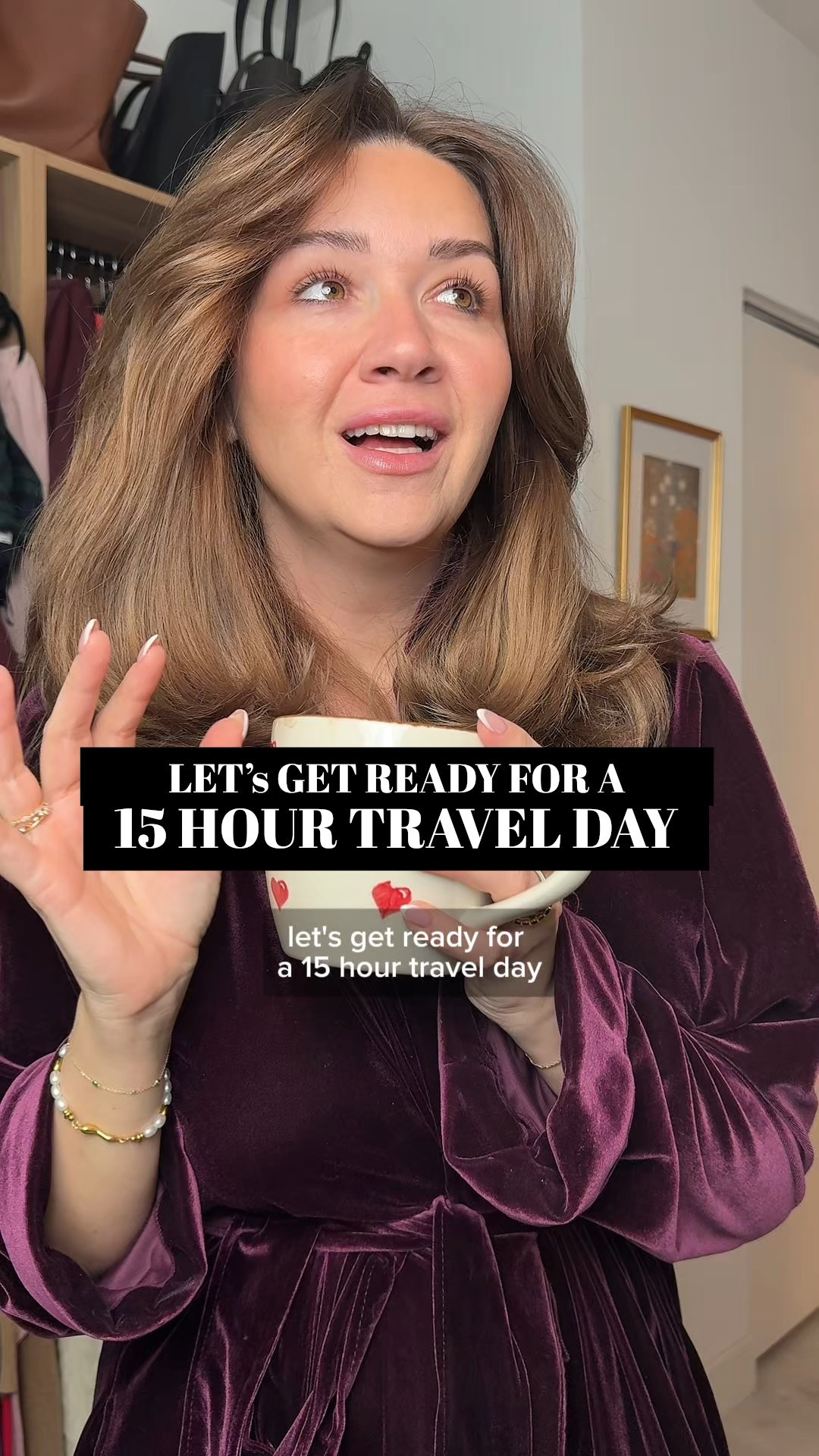 Travel timeeee! 

The exact coat is by Fabrique (a gift) and quite an investment but 100% wool pieces usually are.  It’s also not heavy weight at allll! 

When traveling I always make sure to:

- Layer so I can adjust to temperature 
- Wear wide leg + loose bottoms so I am comfortable
- Make sure I am ok to stay in the outfit longer than planned if needed 
- Choose proven-to-be-comforatble footwear 

Sizing details | I am 5'7 + 36 D
- Tank Top: Medium, true to size 
- Sweater: M true to size 
- Bottoms: M true to size 
- Shoes 8.5 true to size 

#LTKTravel #LTKdayinmylife #LTKFindsUnder50
