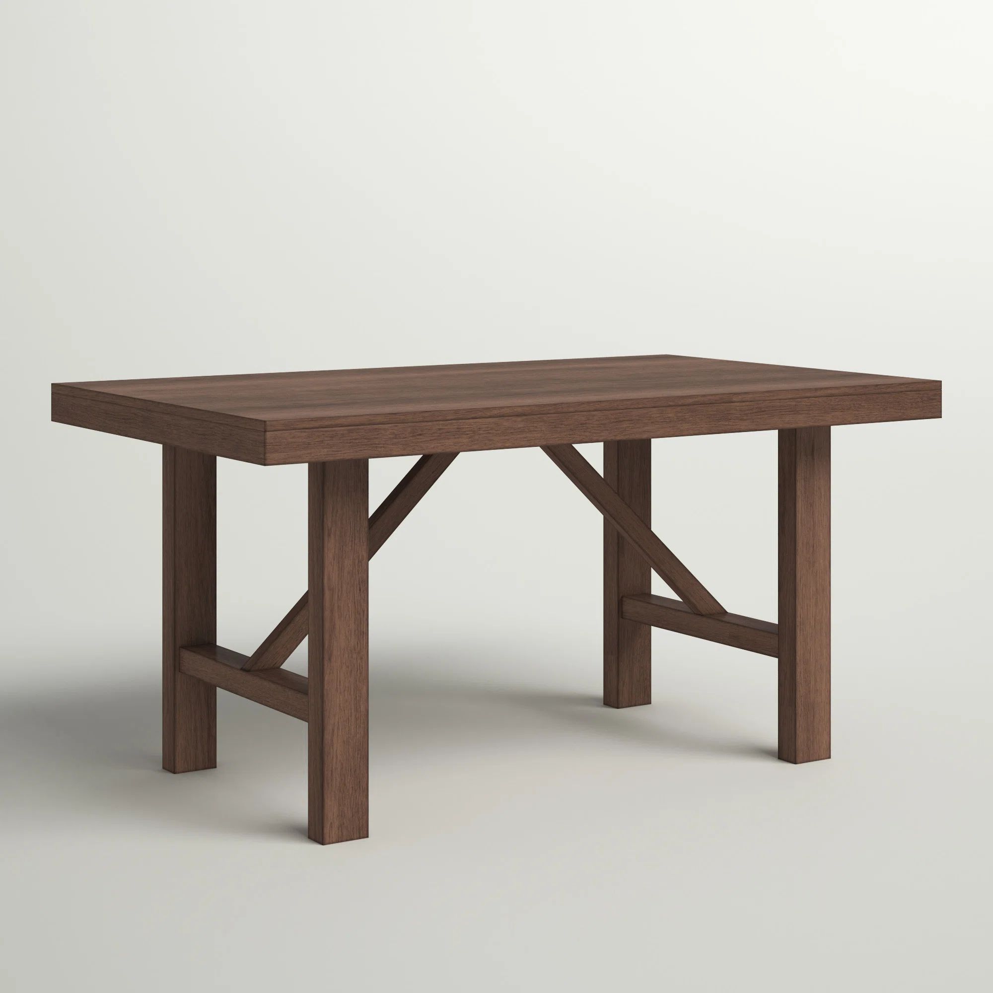 Cheltenham 60'' Solid Wood Trestle Dining Table | Wayfair North America