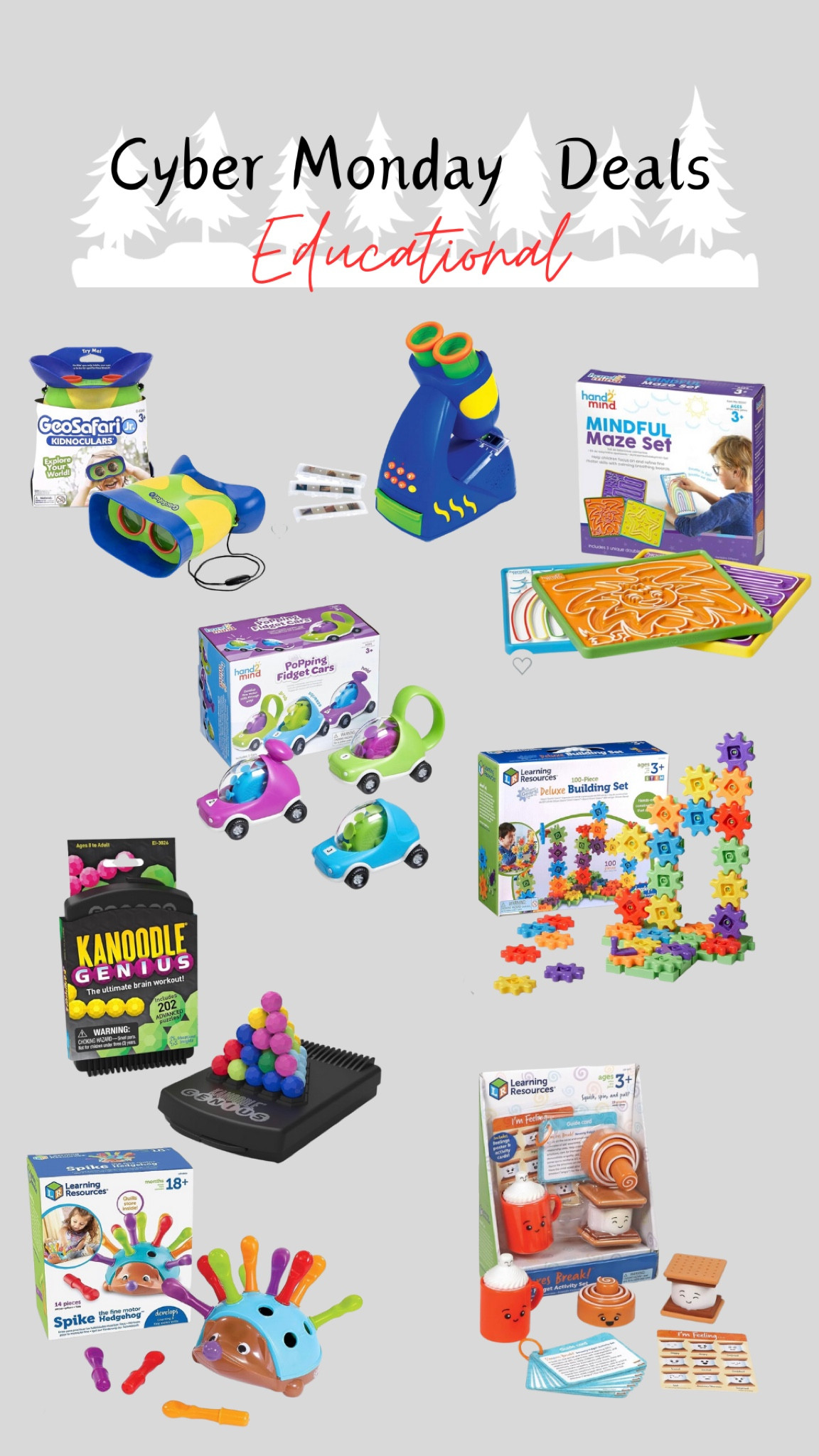 Cyber Monday Deals! Educational kid & toddler ideas 

Educational toys, educational toys for kids, educational activities for kids, educational activity for toddler, Amazon cyber Monday deals, Amazon cyber Monday deals toys 

#LTKCyberWeek #LTKkids #LTKGiftGuide