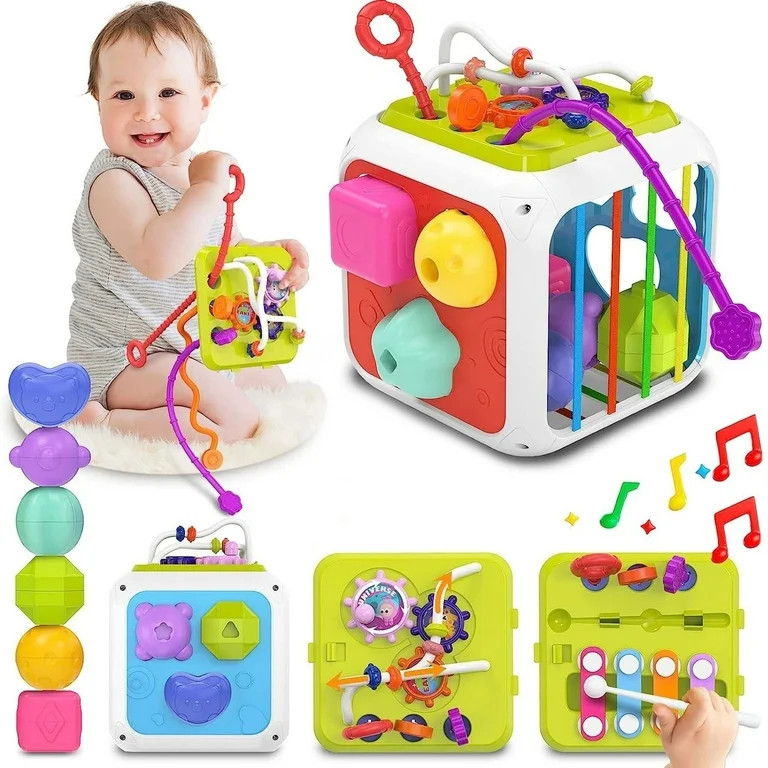 BEEPRINCESS 7-in-1 Baby Sensory Montessori Toys for 1 Year Old, Toddler Toys for 1 2 Year Old Boy... | Walmart (US)