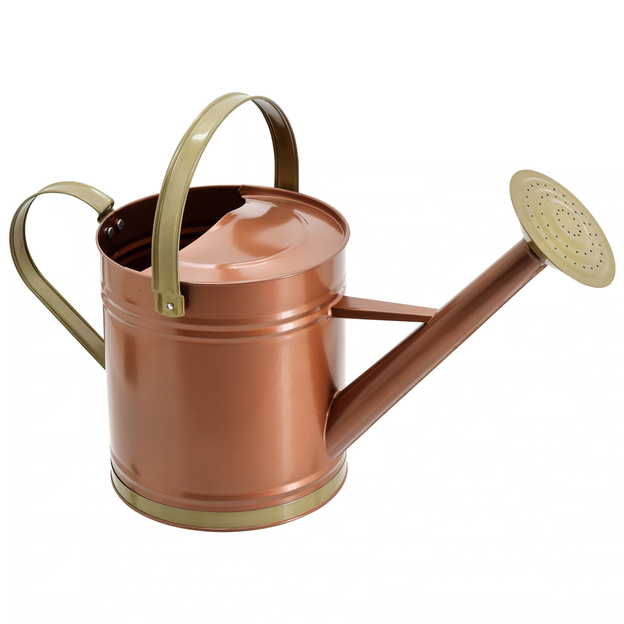 Arcadia Garden Products Classic Bronze 1.3-Gallon Bronze Metal Classic Watering Can | WC13 | Lowe's