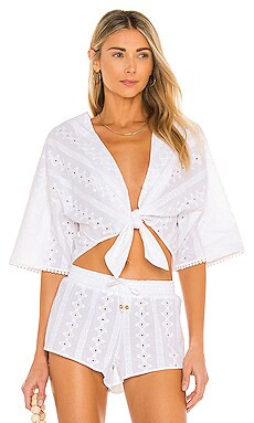 PQ Eyelet Top in White from Revolve.com | Revolve Clothing (Global)