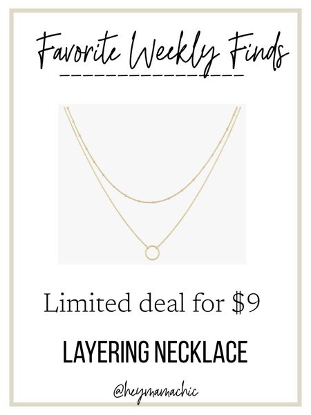 Love these layering necklaces! I have several and this one is $9!

Amazon finds, jewelry

#LTKfindsunder50 #LTKsalealert