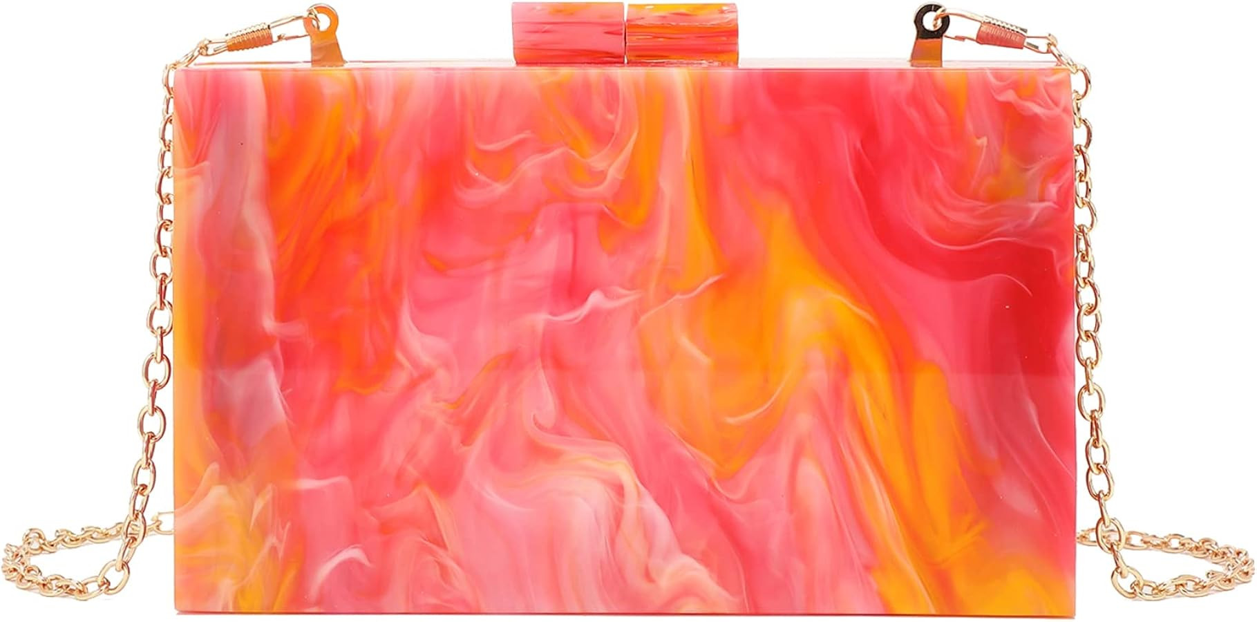 LETODE Acrylic Clutch Bags Purse Perspex Bag Handbags for Women | Amazon (US)