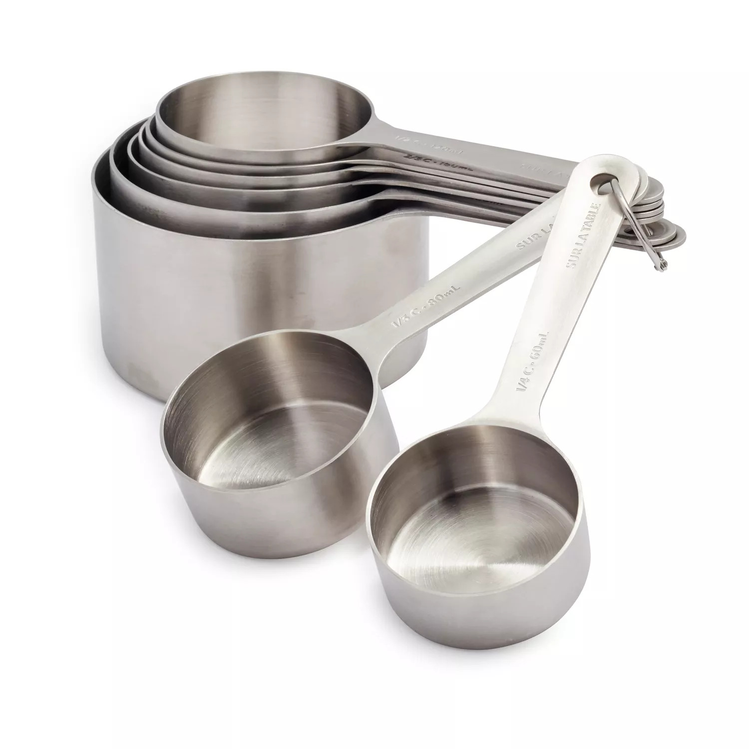 Sur La Table Stainless Steel Measuring Cups, Set of 8 | Sur La Table