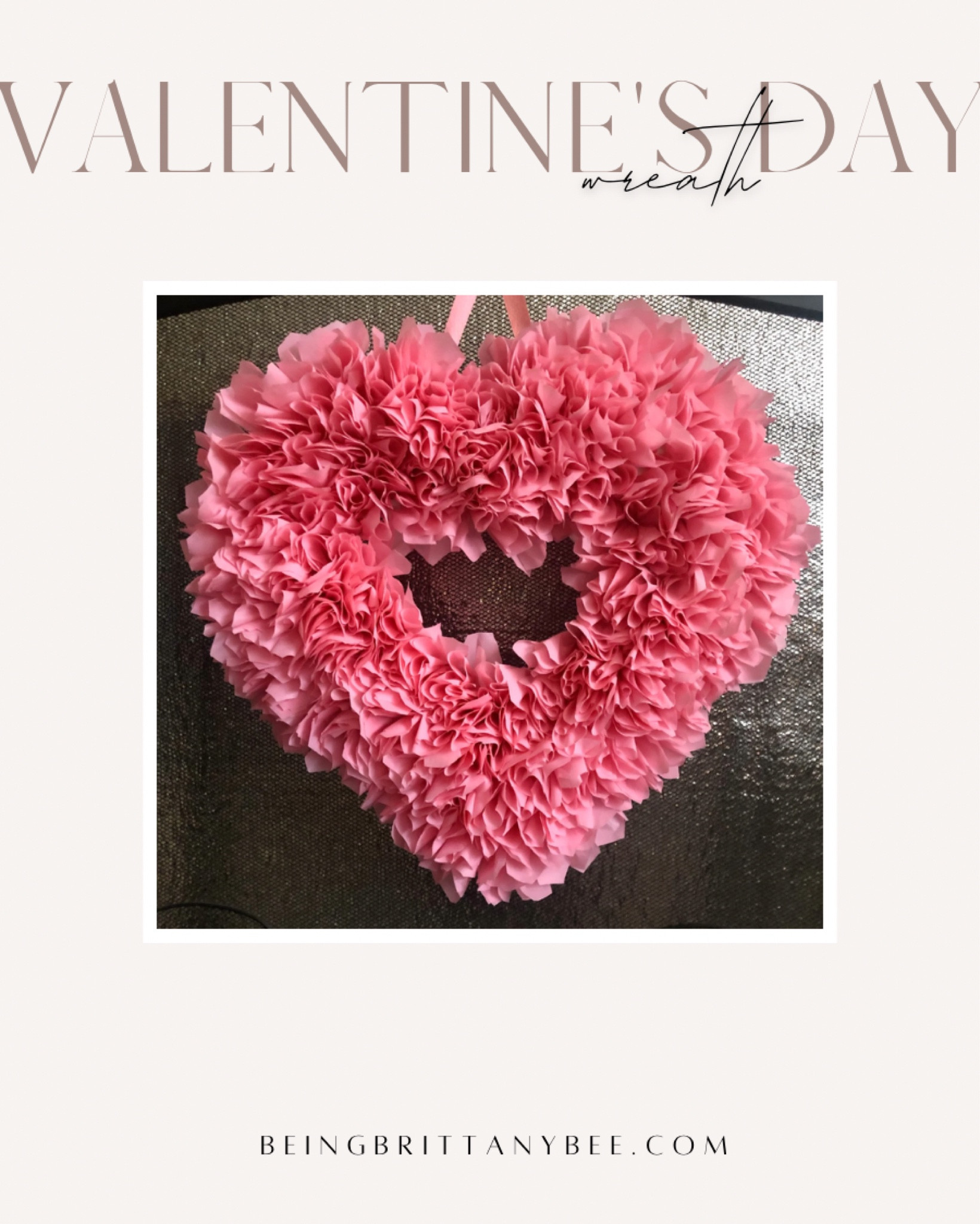 Valentines Day Wreaths 
#BeingBrittanyBee 

#LTKhome #LTKSeasonal #LTKunder50