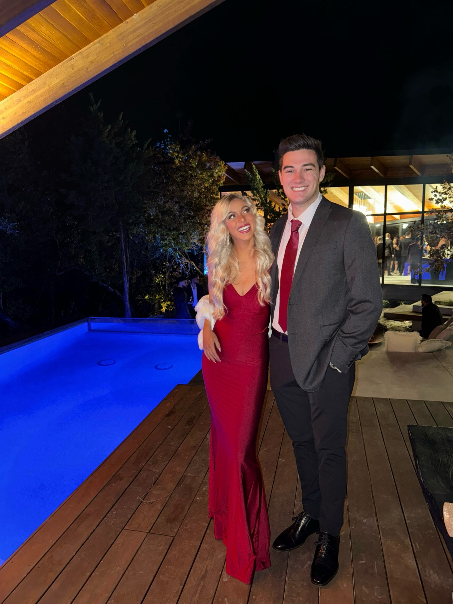 James Bond Christmas gala, women’s wine red satin maxi dress, backless silk red dress, thin strap v neck gown, gala outfit, wedding dress, burgundy holiday outfit, Christmas dress, holiday party dress, white fur shawl, holiday party outfit, formal dress, formal event suit, champagne gold accessories, halo hair extensions, matching couples outfits, date night outfit, champagne gold clutch, champagne gold sparkle heels, sparkle gold clutch, pointed toe heels, Christmas wedding outfit, wedding dress inspo, rose necklace, dangle earrings, matching burgundy dress and tie, deep red dress, Amazon fashion finds, holiday couples outfits, men’s suits, men’s black dress shoes, men’s slate grey suit jacket, white button down shirt, night out outfit, gala event

#LTKmens #LTKHoliday #LTKparties