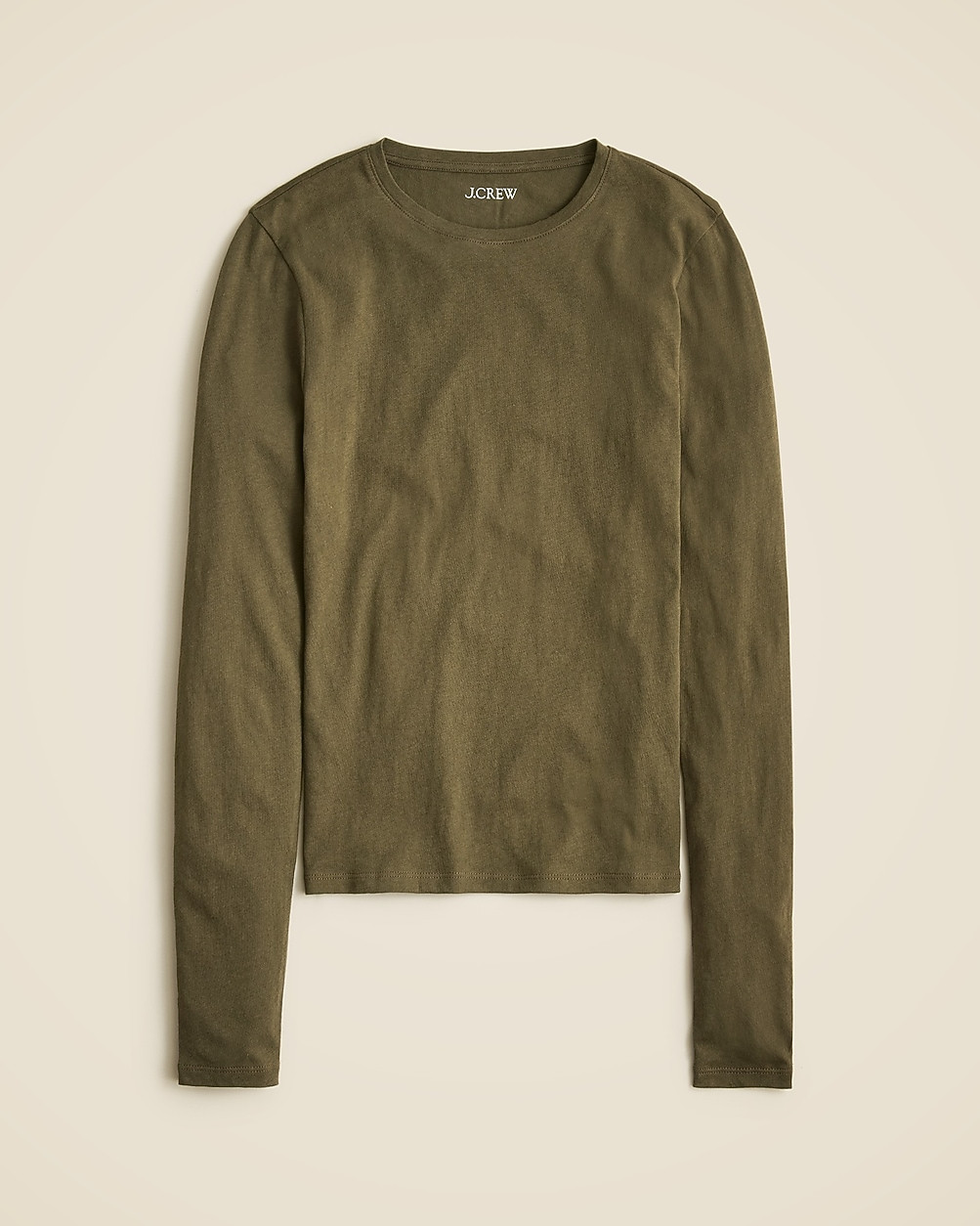 Tissue crepe long-sleeve T-shirt | J. Crew US