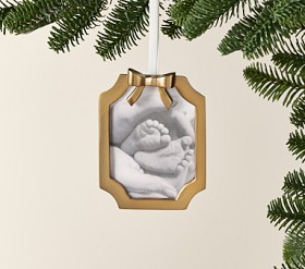 Ava Ribbon Frame Ornament | Pottery Barn Kids