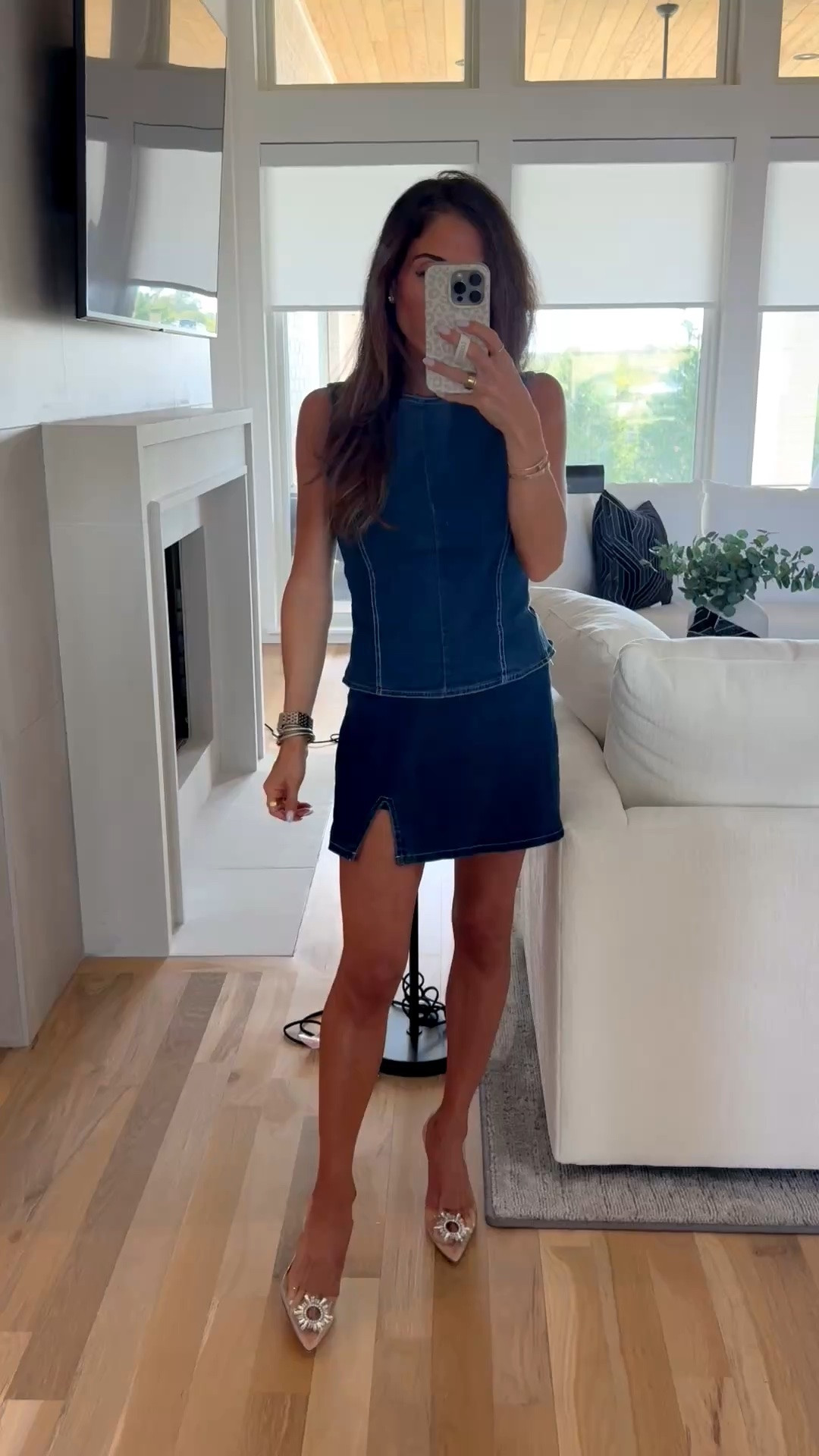 The cutest denim matching set for fall. Cute with boots or heels @copperandcloth.shop #ad

#LTKSaleAlert #LTKPetite #LTKootd