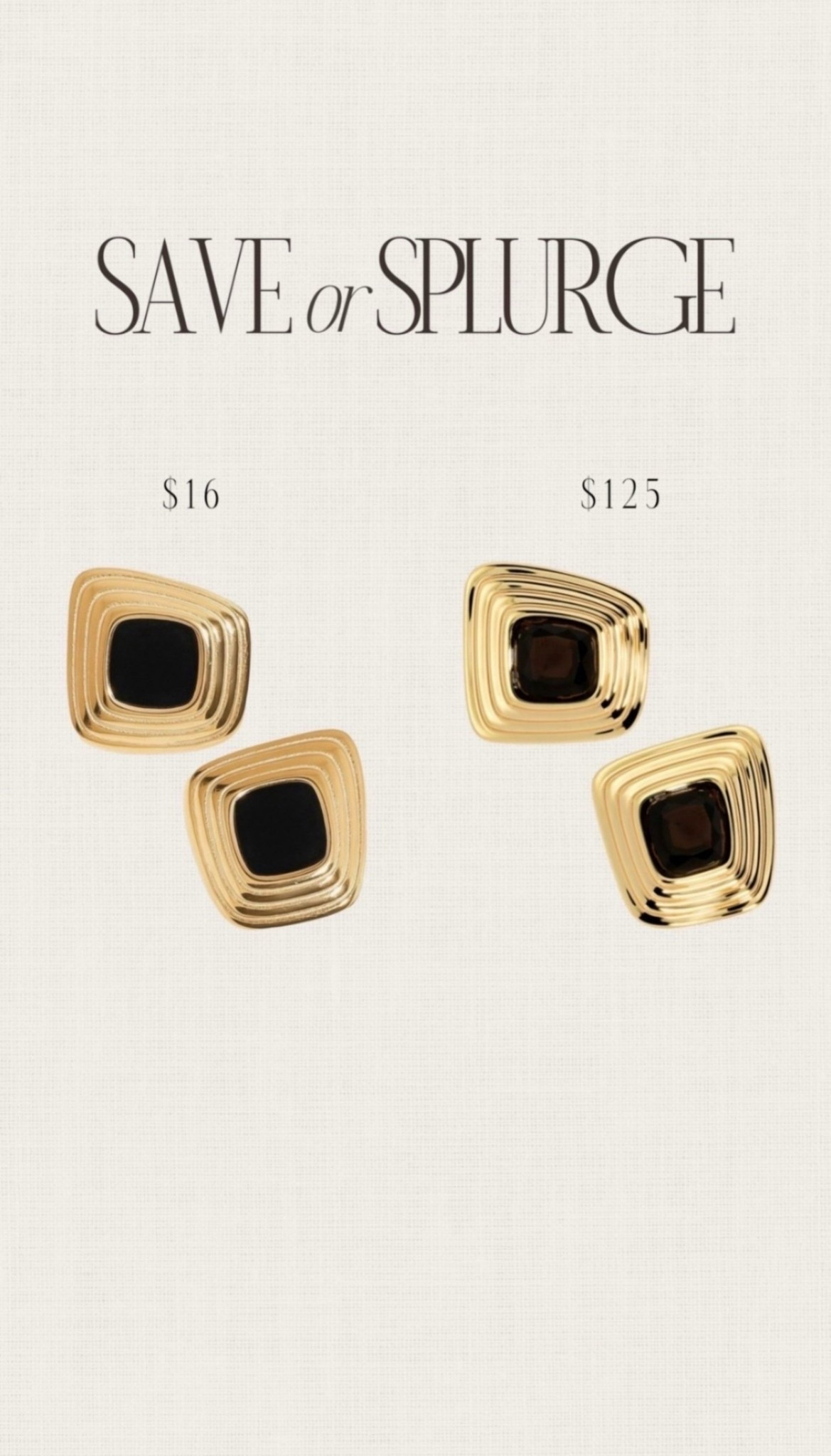 Save or Splurge! 🙌🏼 I personally own both of these earrings and LOVE them!

#LTKBeauty #LTKgrwm #LTKootd