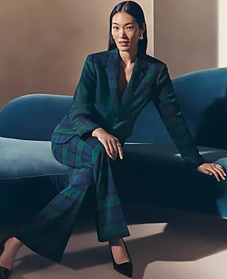 Ann Taylor The Greenwich Blazer in Tartan | Ann Taylor (US)