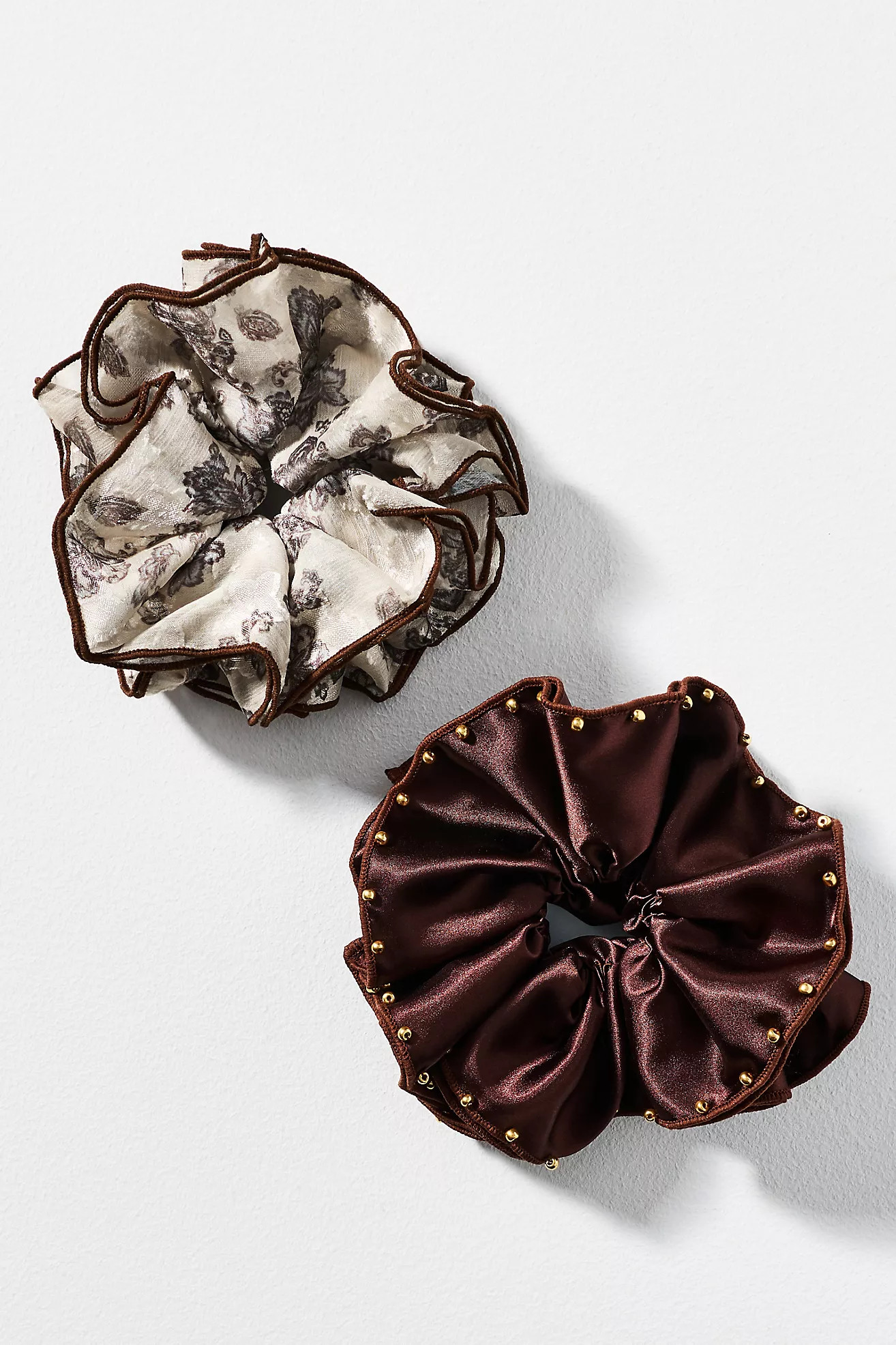 Studded Scrunchies, Set of 2 | Anthropologie (US)
