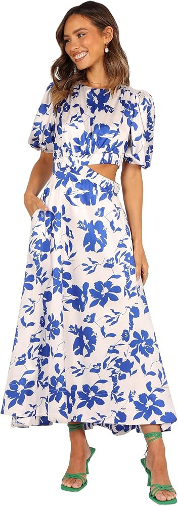 Petal & Pup Womens Aminah Puff Sleeve Dress | Amazon (US)