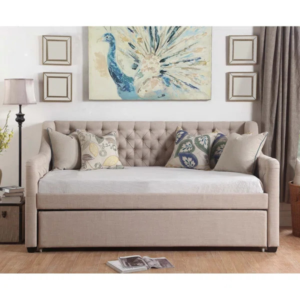 Corbridge Twin Solid Wood Daybed with Trundle | Wayfair North America