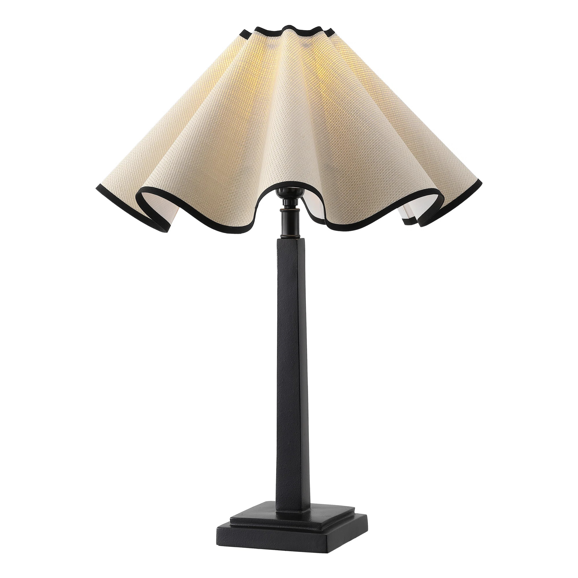 Monika 24.5" Resin and Rattan Table Lamp | Birch Lane