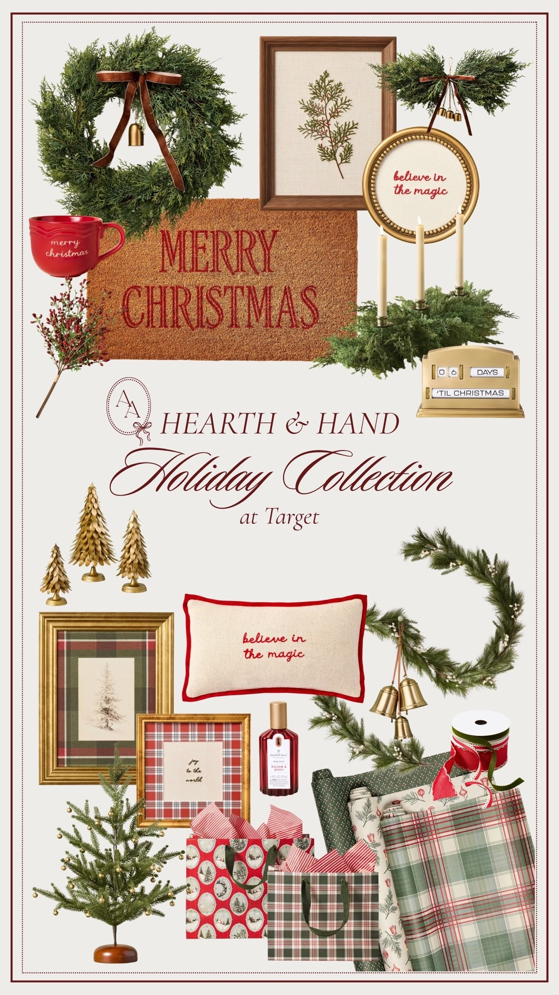The Holiday Collection by Hearth & Hand with Magnolia has officially launched at Target for the season! 🌲 Shop holiday decor, tablescapes, baking essentials, gift wrapping, and more. The best sellers typically sell out, so grab your top picks before they’re gone for the season! 

Holiday collection || holiday new arrivals || Christmas decor || Christmas hosting || Christmas baking || Target new arrivals || now trending ||

#LTKHome #LTKSeasonal #LTKmomlife