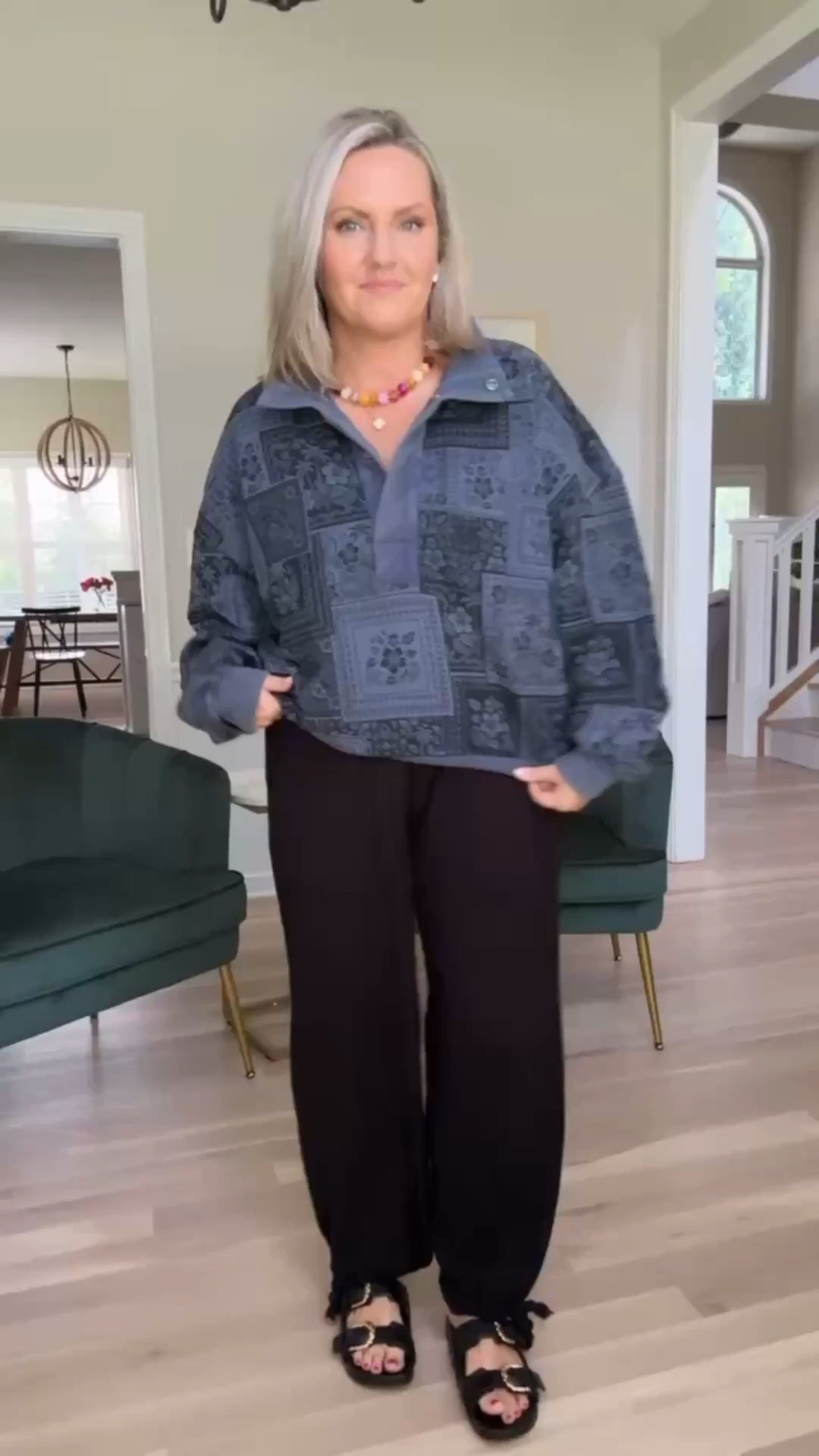 Bestseller! This pullover is giving me all the cozy fall vibes without feeling too heavy. The washed charcoal color and subtle patchwork print make it stand out, and it’s the kind of piece I’ll be wearing with everything from joggers to denim once the temperatures finally cool down.

pullover, fall outfit, cozy sweatshirt, casual style, everyday outfit, joggers, lounge outfit, transitional fashion, boutique style, comfortable outfit, lovelylifestyling

#LTKootd #LTKTravel #LTKdayinmylife
